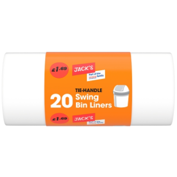 Jack's 20 Tie-Handle Swing Bin Liners