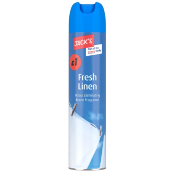 Jack's Fresh Linen Odour Eliminating Room Fragrance 240ml