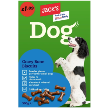 Jack's Dog Gravy Bone Biscuits 500g