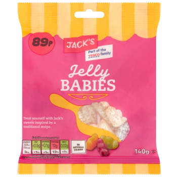 Jack's Jelly Babies 140g
