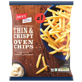Jack's Thin & Crispy Oven Chips 750g
