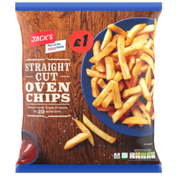 Jack's Straight Cut Oven Chips 750g