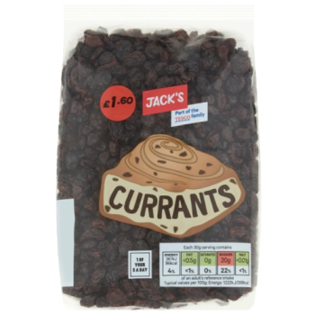 Jack's Currants 375g