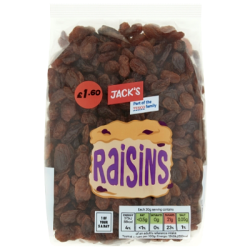 Jack's Raisins 375g