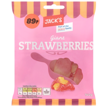 Jack's Giant Strawberries 140g
