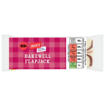 Jack's Bakewell Flapjack 85g