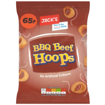 Jack's BBQ Beef Hoops 70g 