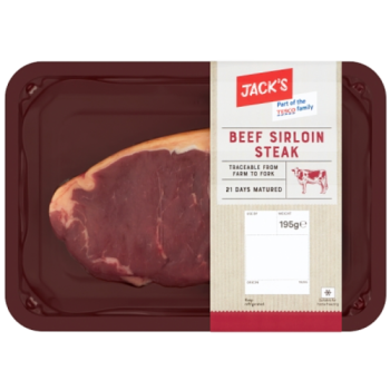 Jack's Beef Sirloin Steak 195g