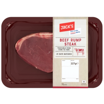 Jack's Beef Rump Steak 227g