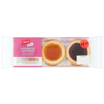 Jack's 6 Assorted Jam Tarts 