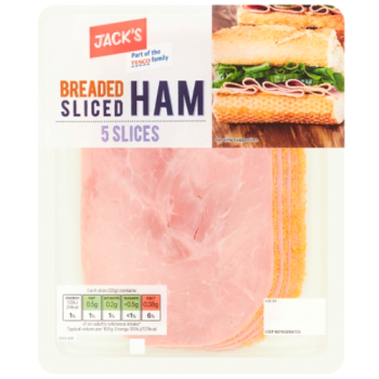 Jack's Breaded Sliced Ham 100g 