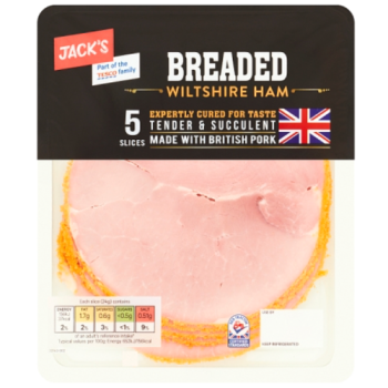 Jack's Breaded Wiltshire Ham 5 Slices 120g 