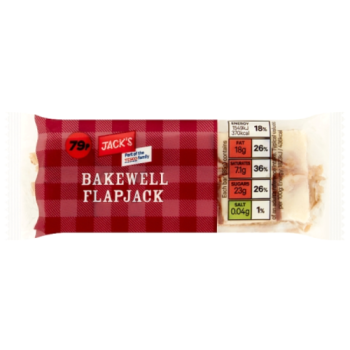 Jack's Bakewell Flapjack 85g 