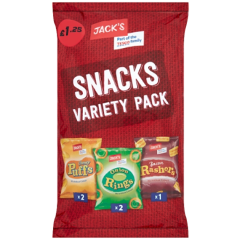Jack's Snacks Variety Pack 5 x 16g