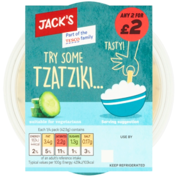 Jack's Tzatziki 170g