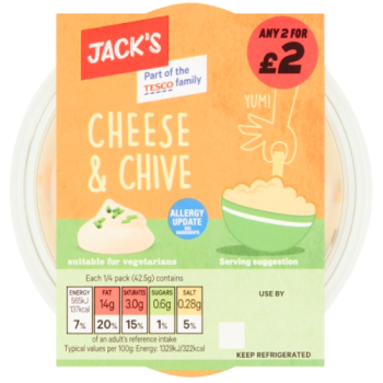 Jack's Cheese & Chive 170g