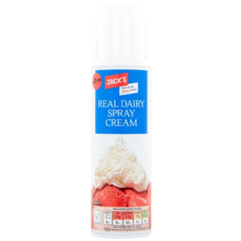 Jack's Real Dairy Spray Cream 250g