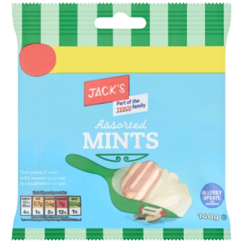 Jack's Assorted Mints 140g