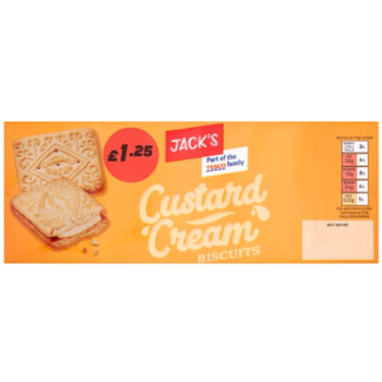 Jack's Custard Cream Biscuits 400g 