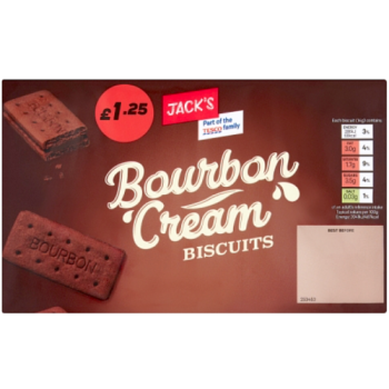 Jack's Bourbon Cream Biscuits 400g
