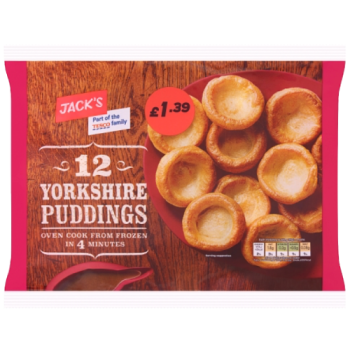 Jack's 12 Yorkshire Puddings 185g