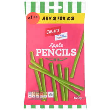 Jack's Apple Pencils 140g