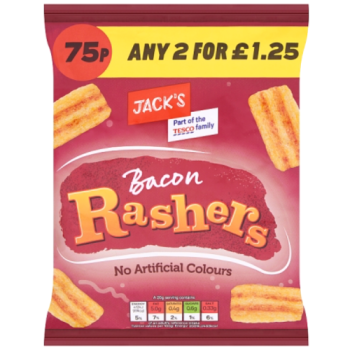 Jack's Bacon Rashers 60g