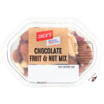 Jack's Chocolate Fruit & Nut Mix 60g