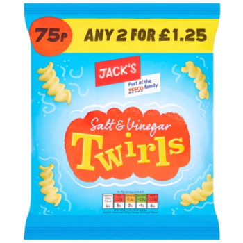 Jack's Salt & Vinegar Twirls 45g