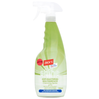 Jack's Shine Anti-Bacterial Multisurface Cleaning Spray Apple 750ml