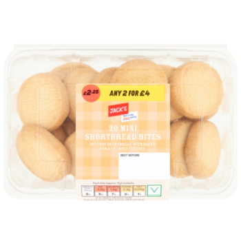 Jack's 20 Mini Shortbread Bites