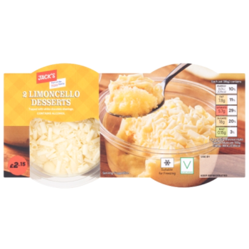 Jack's Limoncello Desserts 2 x 85g (170g)