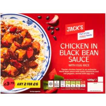 Jack's Chicken in Black Bean Sauce with Egg Rice 400g