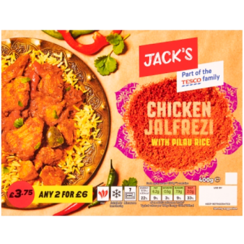 Jack's Chicken Jalfrezi with Pilau Rice 400g