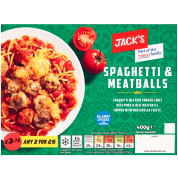 Jack's Spaghetti & Meatballs 400g