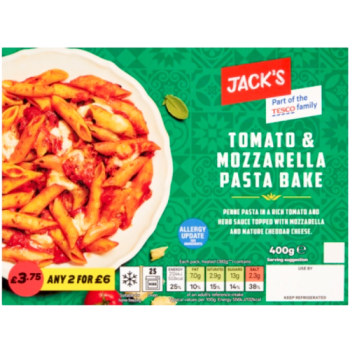 Jack's Tomato & Mozzarella Pasta Bake 400g