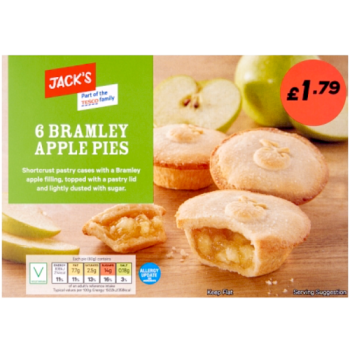 Jack's 6 Bramley Apple Pies