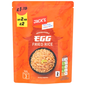 Jack's Microwaveable Egg Fried Rice 250g