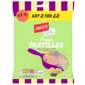 Jack's Fruit Pastilles 140g