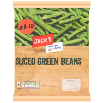 Jack's Sliced Green Beans 500g