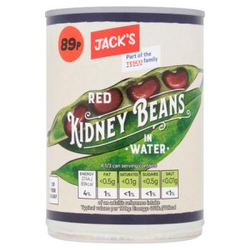 Jack's Red Kidney Beans in Water 400g