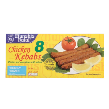 Munshis Halal Chicken Kebabs 8s 420g 