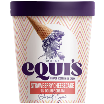 Equi's Strawberry Cheesecake Proper Scottish Ice Cream 460ml 