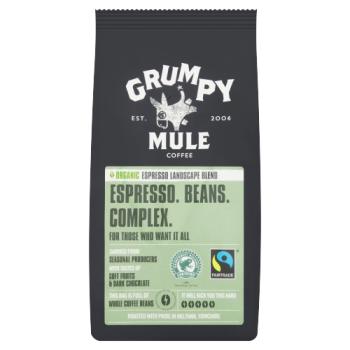 Grumpy Mule Soft Fruits & Dark Chocolate Whole Coffee Beans 227g