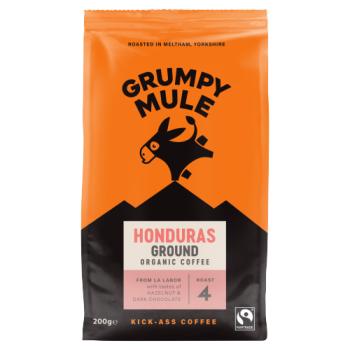 Grumpy Mule Honduras Organic Ground Coffee 6 x 200g