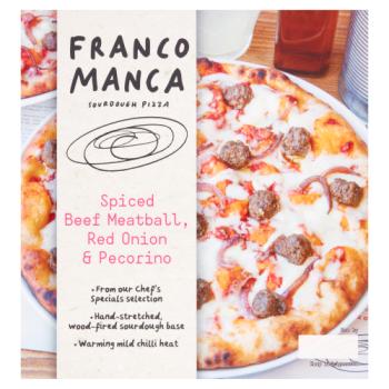 Franco Mnca Meatball Pizza
