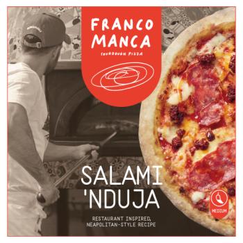 Franco Manca Salami 'Nduja Sourdough Pizza 452g