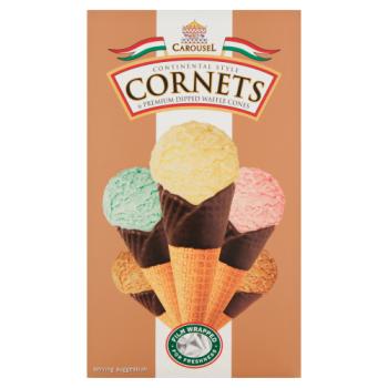Carousel Dipped Cornets