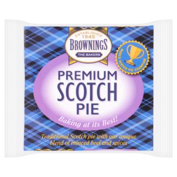 Brownings the Bakers Premium Scotch Pie