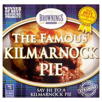 Brownings the Bakers The Famous Kilmarnock Pie